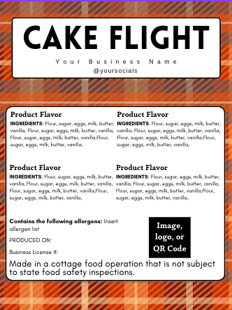 Autumn Harvest Plaid Label Templates Bundle product image (3)
