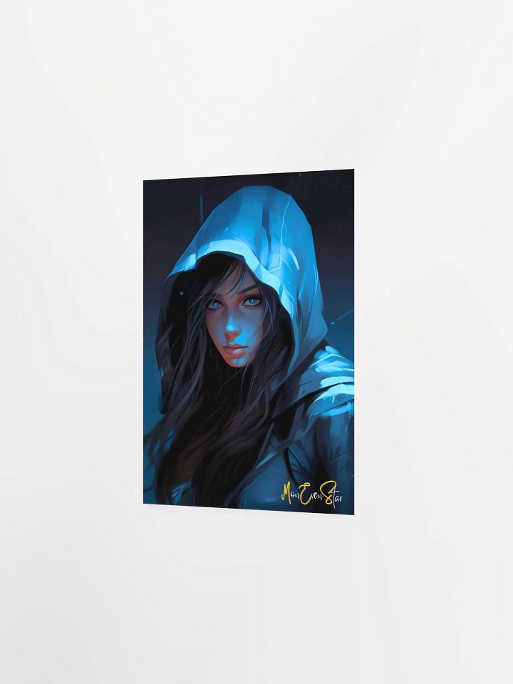 Obsidian Black Matte Poster product image (2)