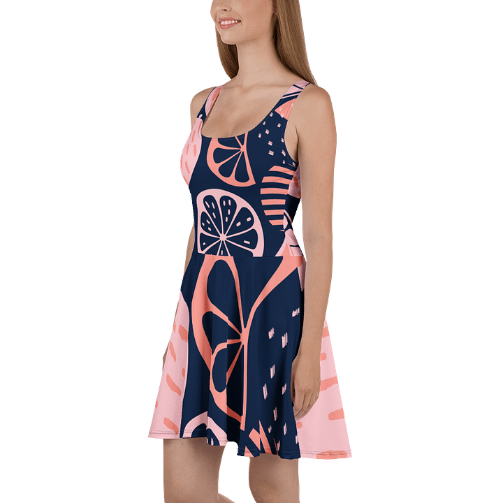 Citrus Dream All-Over Print Skater Dress product image (1)