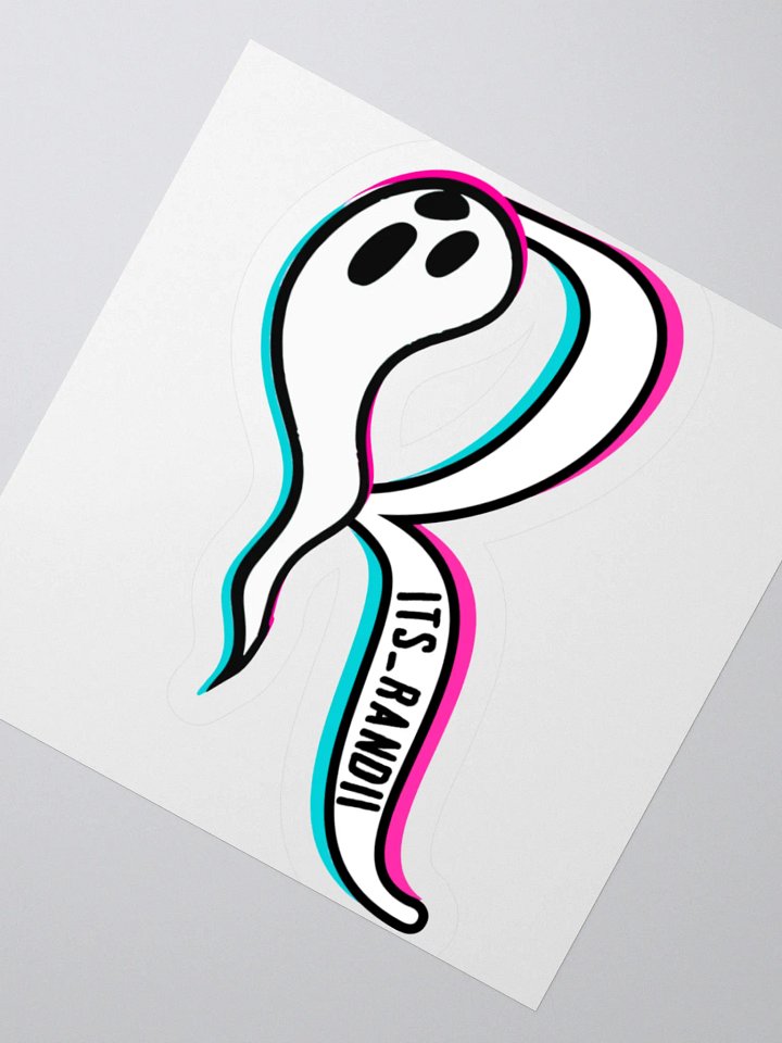 Logo Sticker White Detail product image (6)
