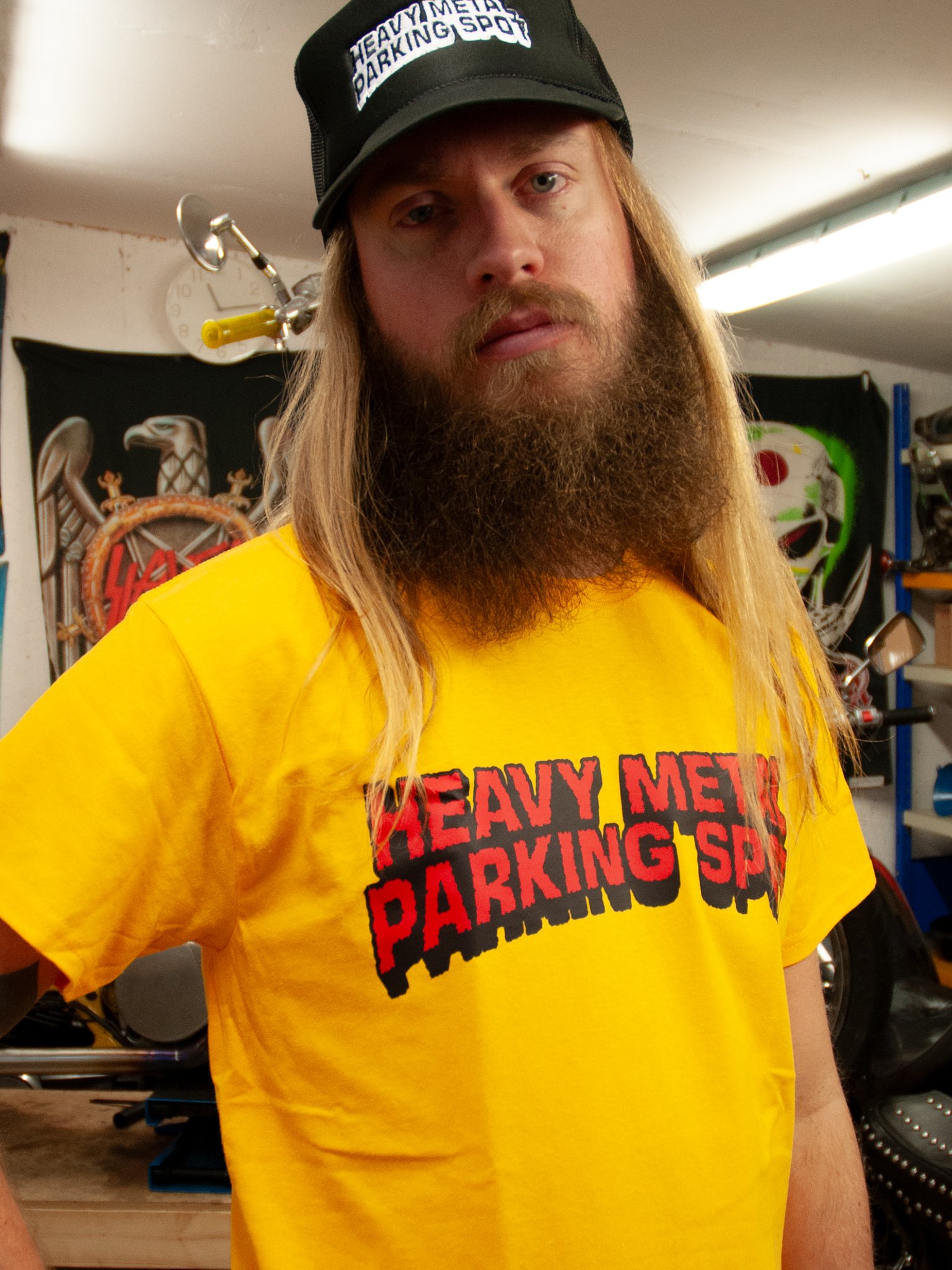 Bold Logo - Red on Yellow T-shirt product image (1)