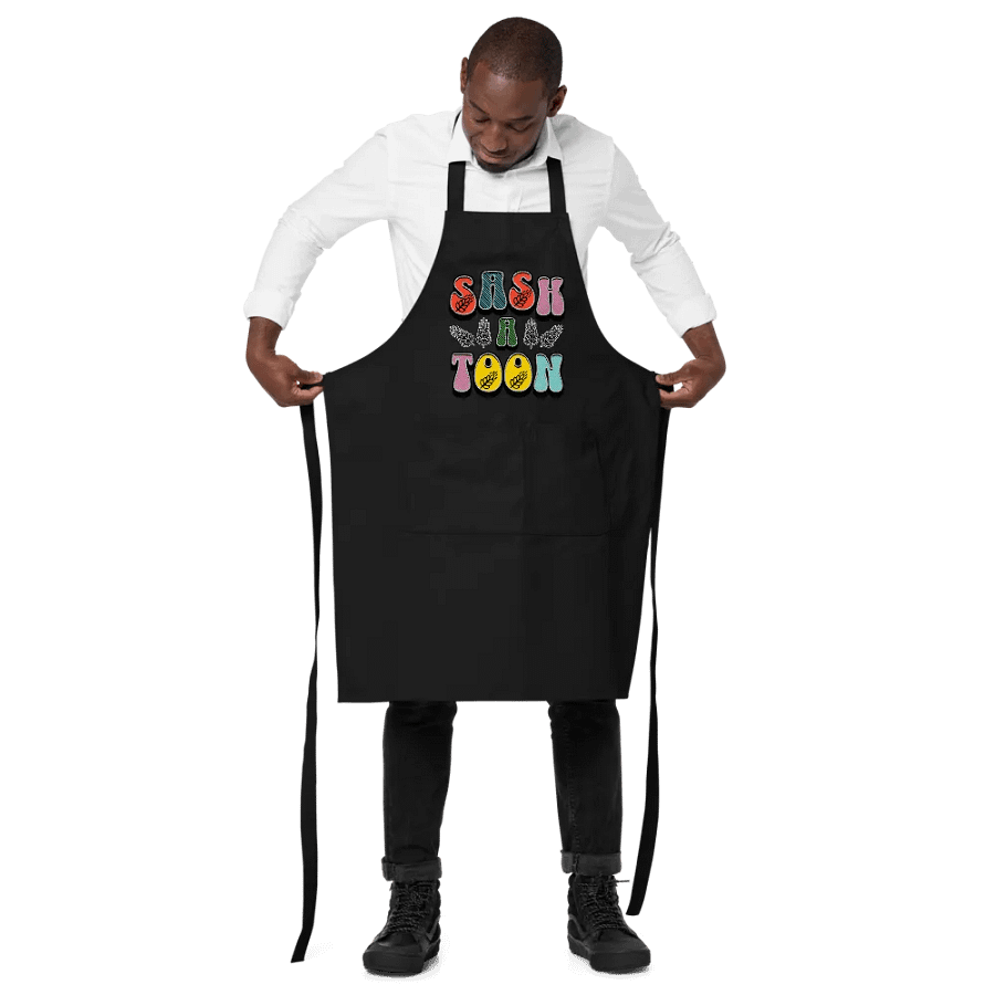 Saskatoon Block Letter Wheat Dreams Organic Apron product image (2)