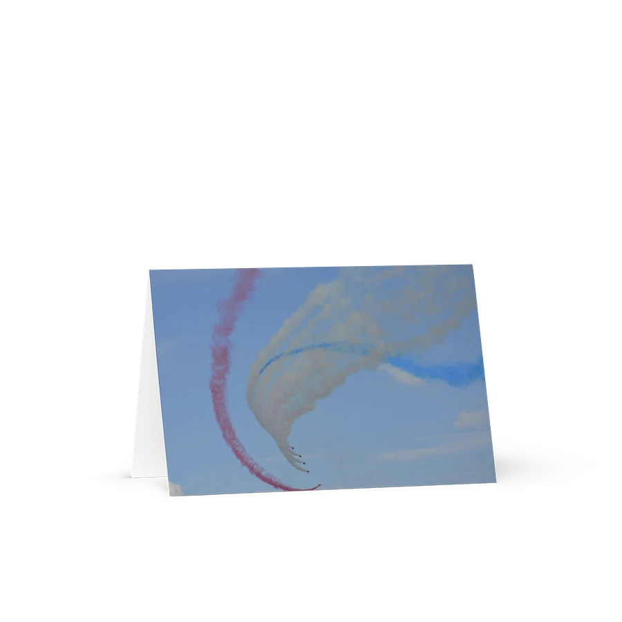 Red Arrows Twisting (Greeting Card) product image (1)
