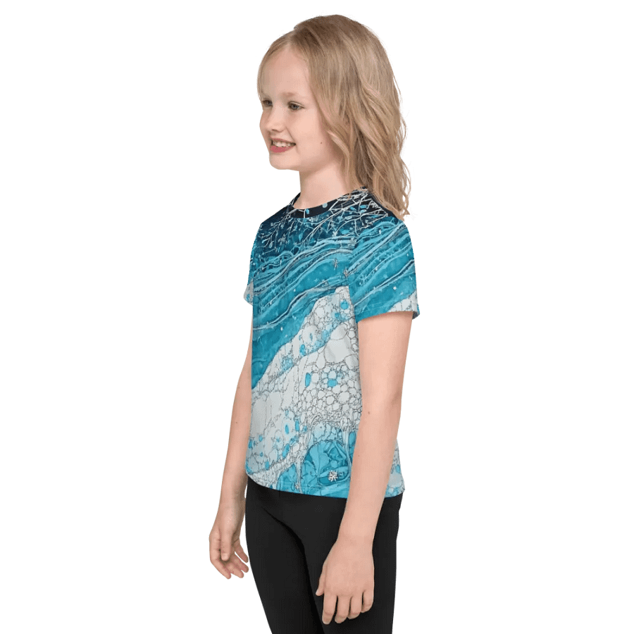 Winter Frost, Unisex Kids Crew Neck T-Shirt product image (3)
