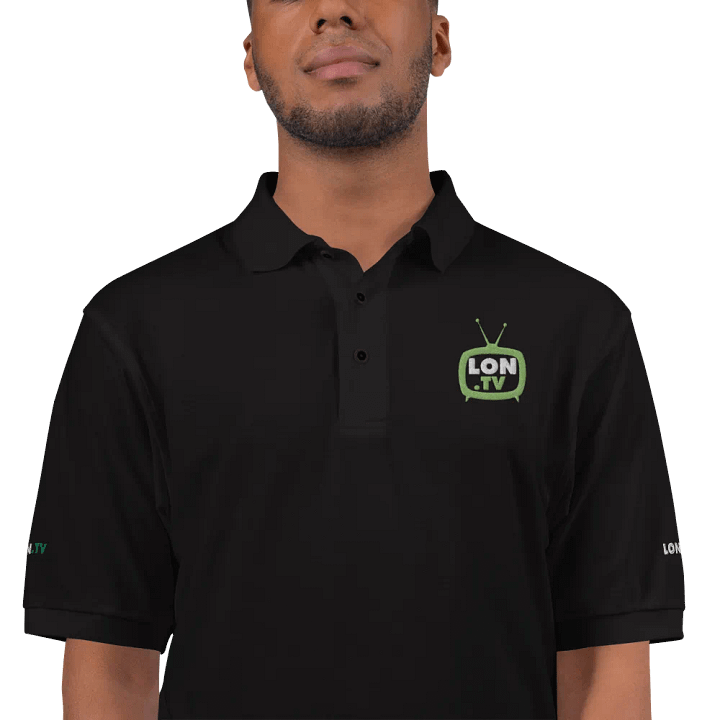Lon.TV Official Polo - Black product image (2)