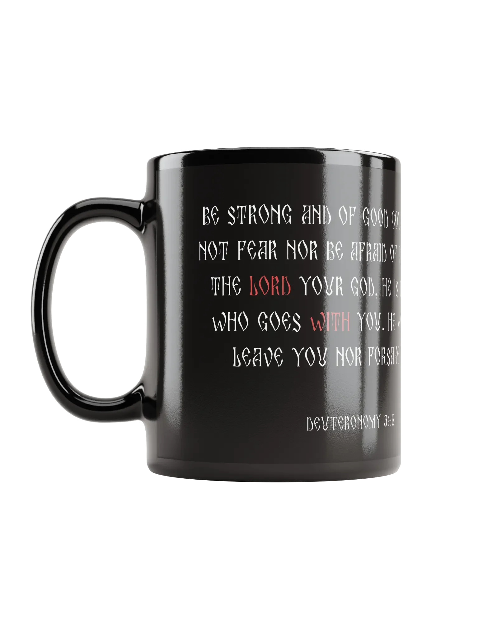 Cross And Crown Black Glossy Mug product image (6)