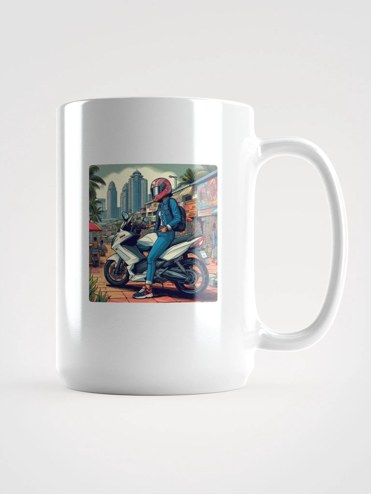 City Adventure Scooter Mug product image (1)