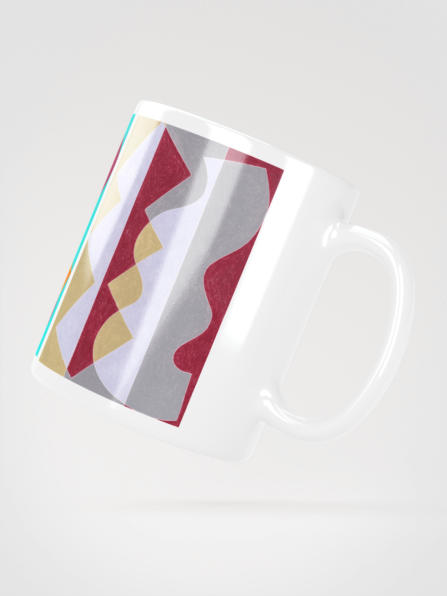 Prismacolors #1, 2 & 3 (2021) on White Glossy Mug product image (3)
