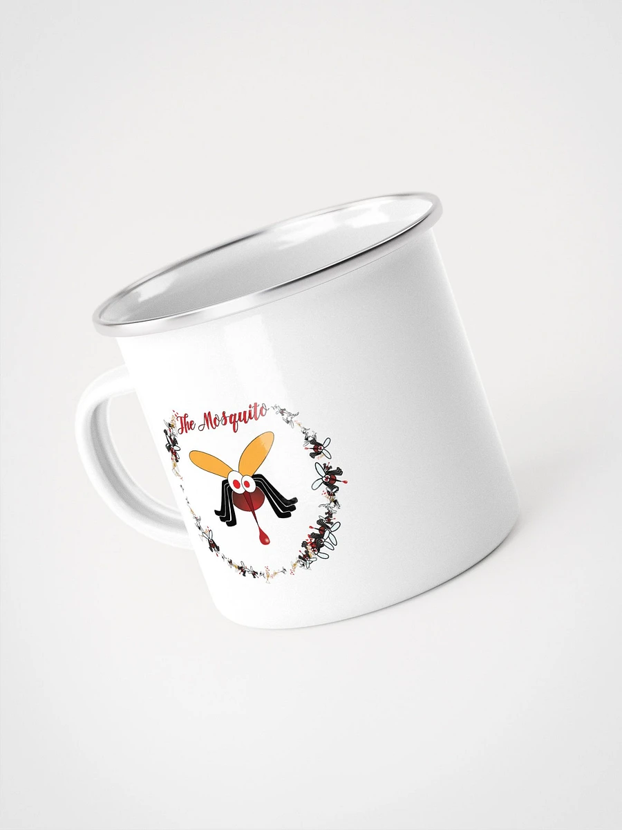 Whimsical Mustache Men Enamel Mug product image (4)