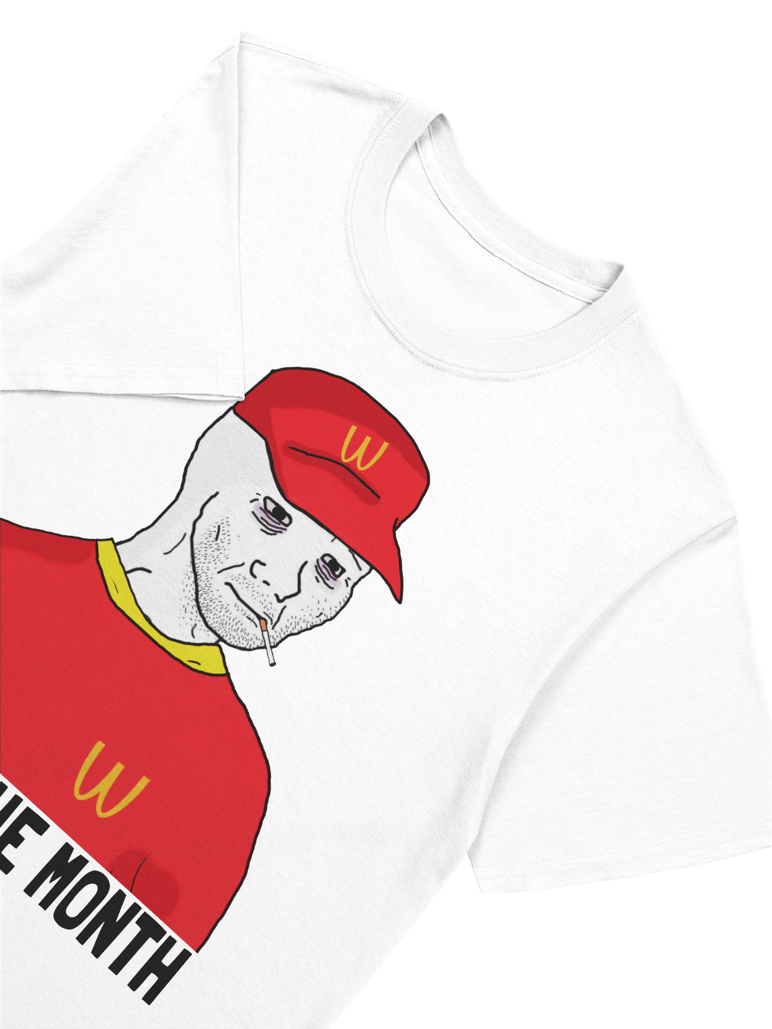 Wojak Tee - Bum of the month (WAGEDONALD) 🔥🍔 product image (7)