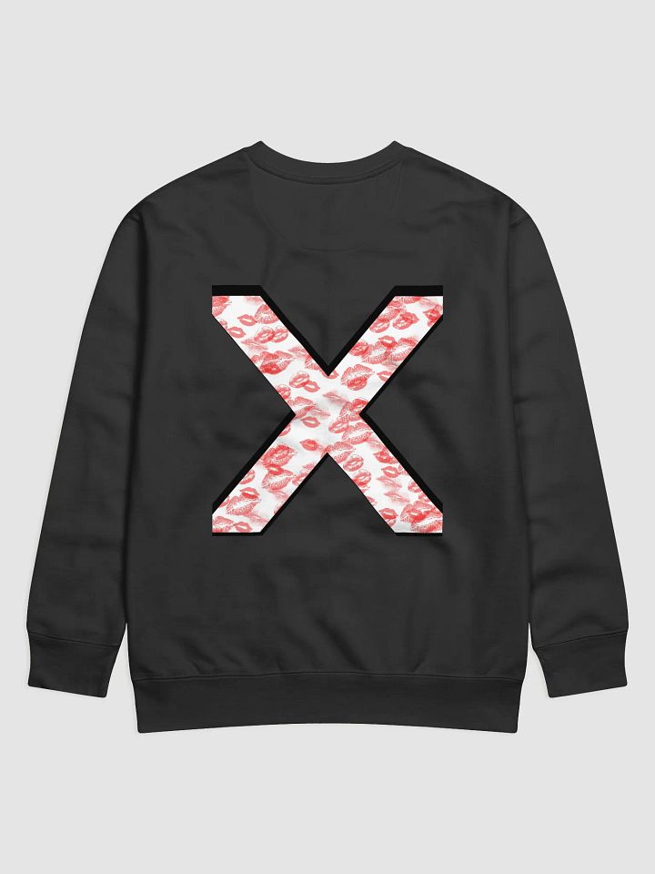 White X Red Lipstick Kisses Crewneck product image (12)
