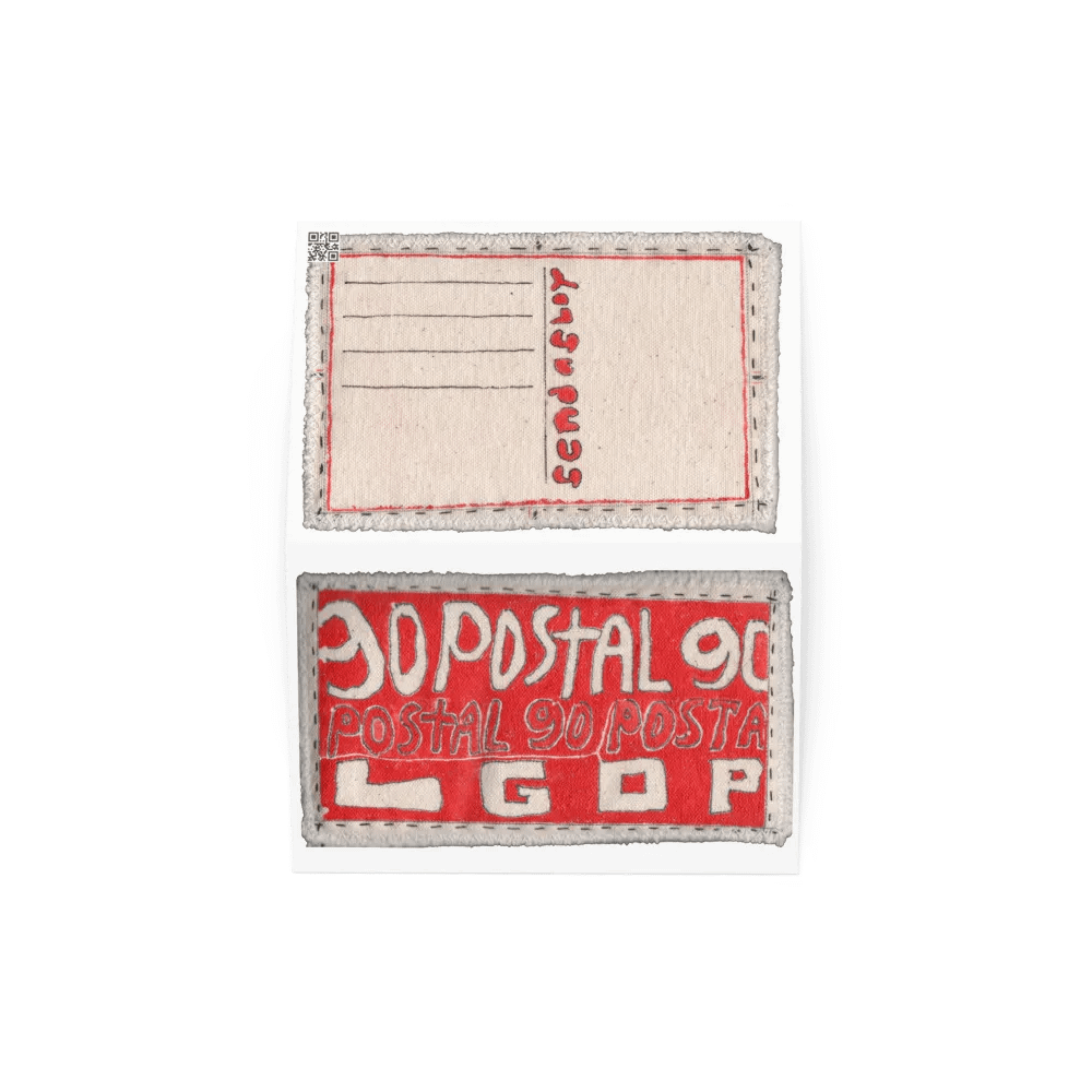 Go Postal Red 2 greeting card product image (2)