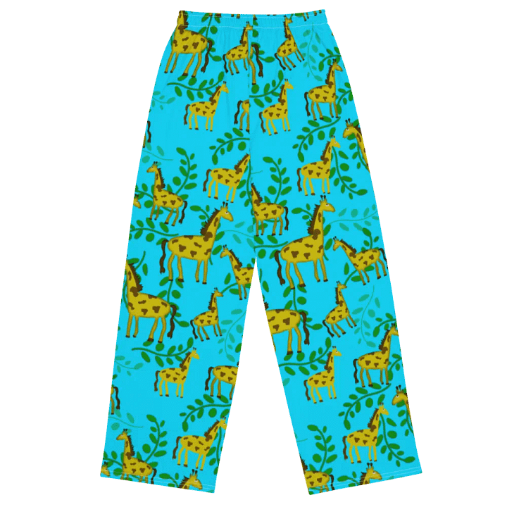 Giraffes Pattern Wideleg Pants product image (1)