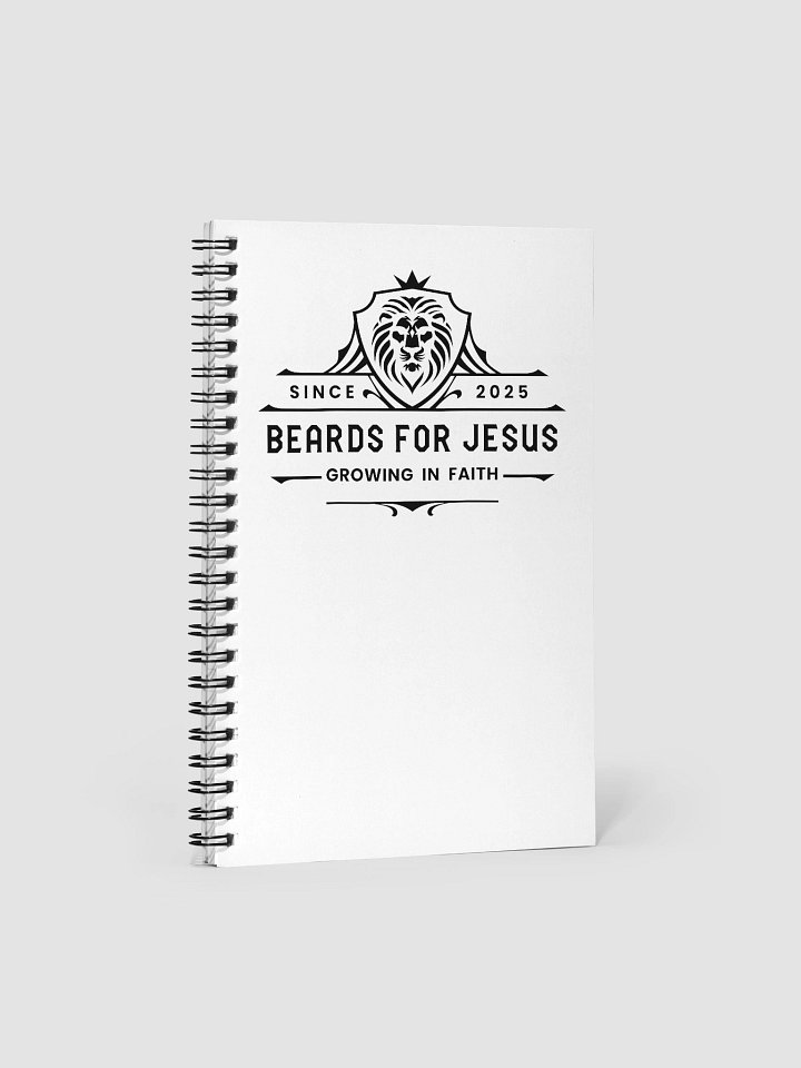 Beards For Jesus Spiral Notebook product image (1)