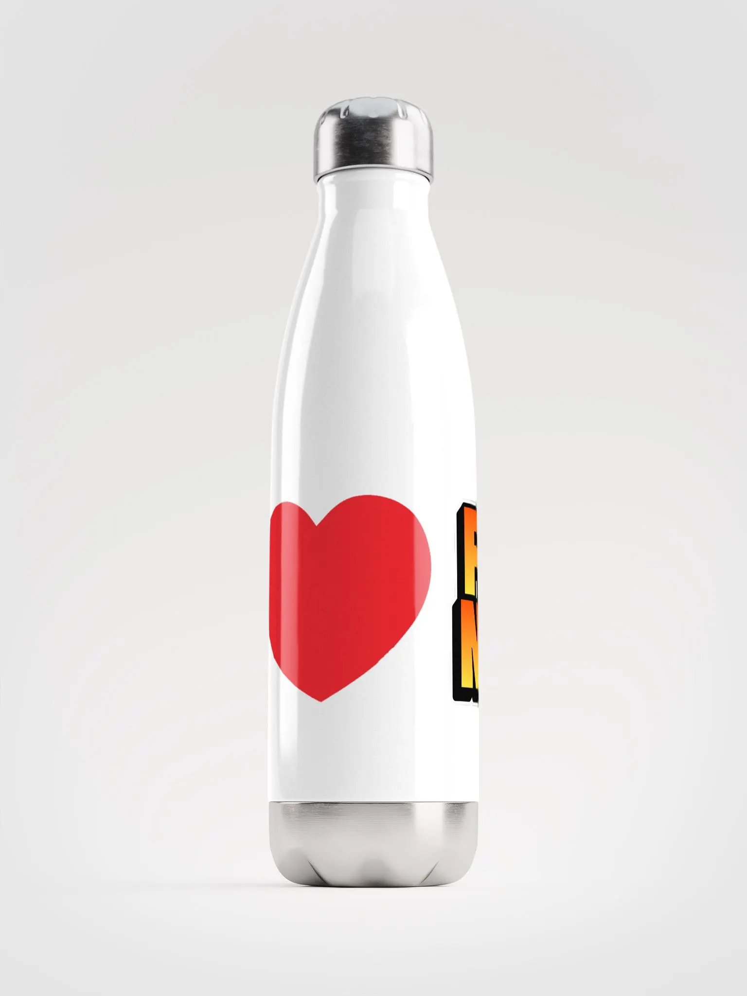 I Love Flange Stainless Steel Water Bottle product image (1)