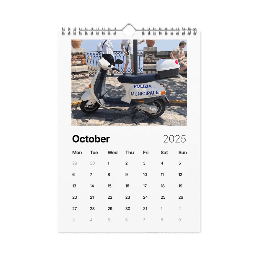Mia Sicilia wall calendar 2025 product image (12)
