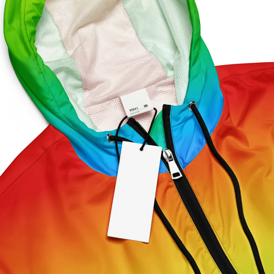 Rainbow Women's Cropped Windbreaker product image (10)