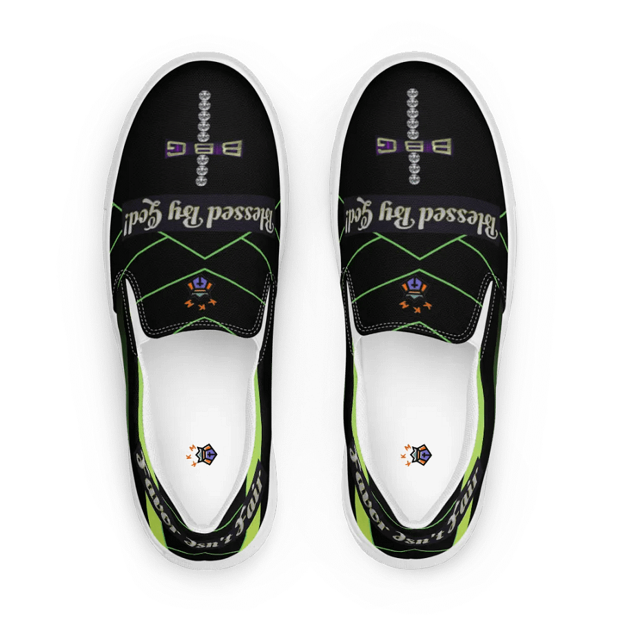 BBG Lime Green and Black Women's Slip On product image (7)