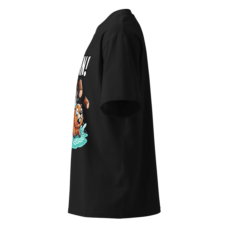 DAMN! Bad Luck Beaver - Funny Meme T-Shirt - Stanley/Stella Unisex Organic Oversized T-Shirt SATU020 product image (11)