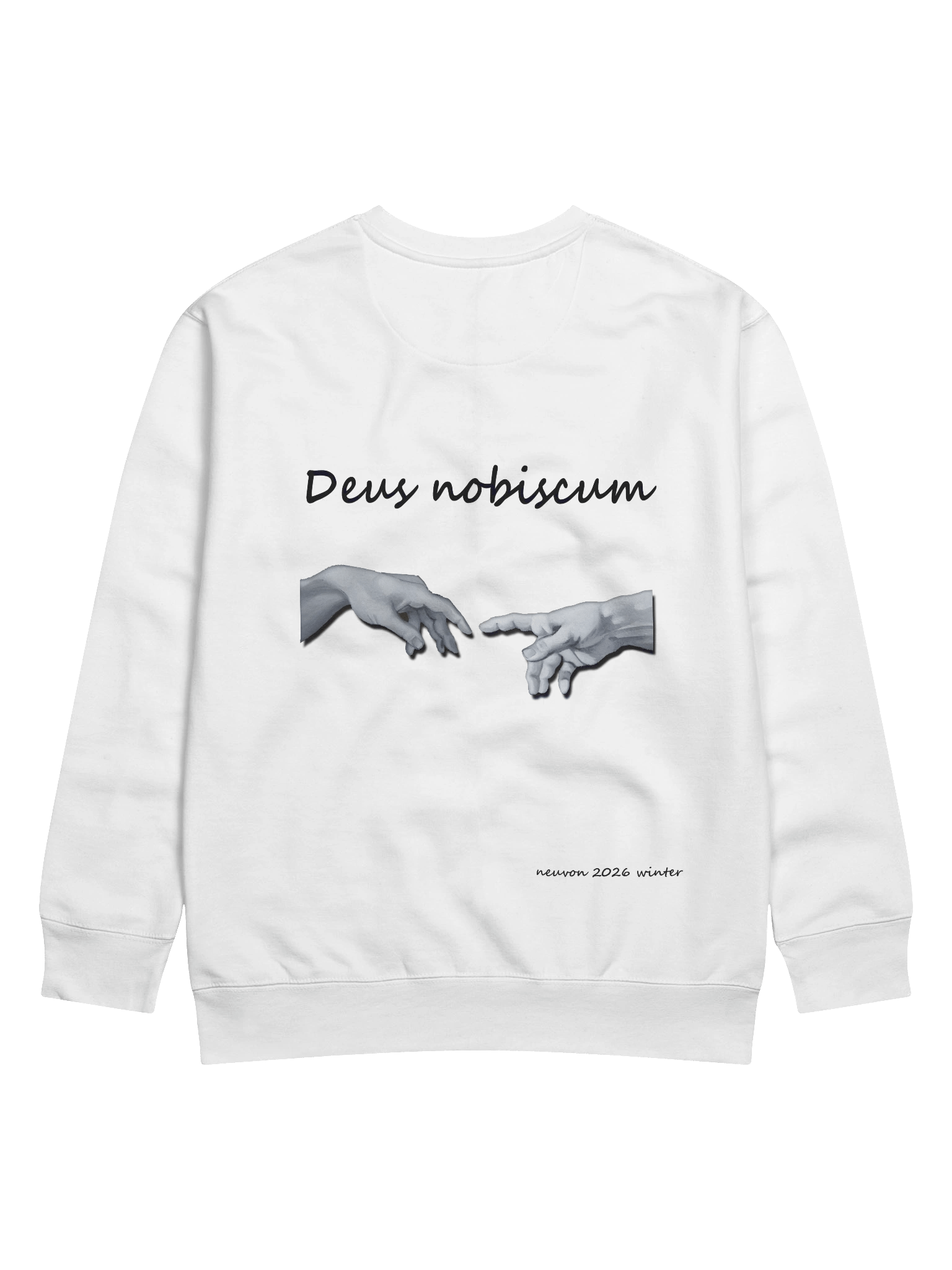 (W) Deus Nobiscum Premium Sweatshirt – Winter 2026 product image (4)