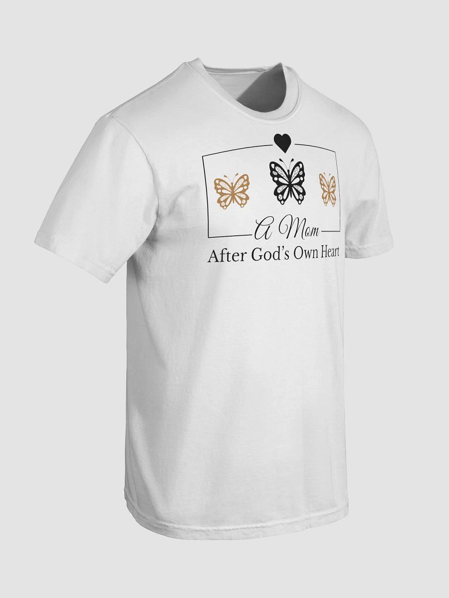God`s Heart Mom, Comfort Colors T-shirt. product image (5)