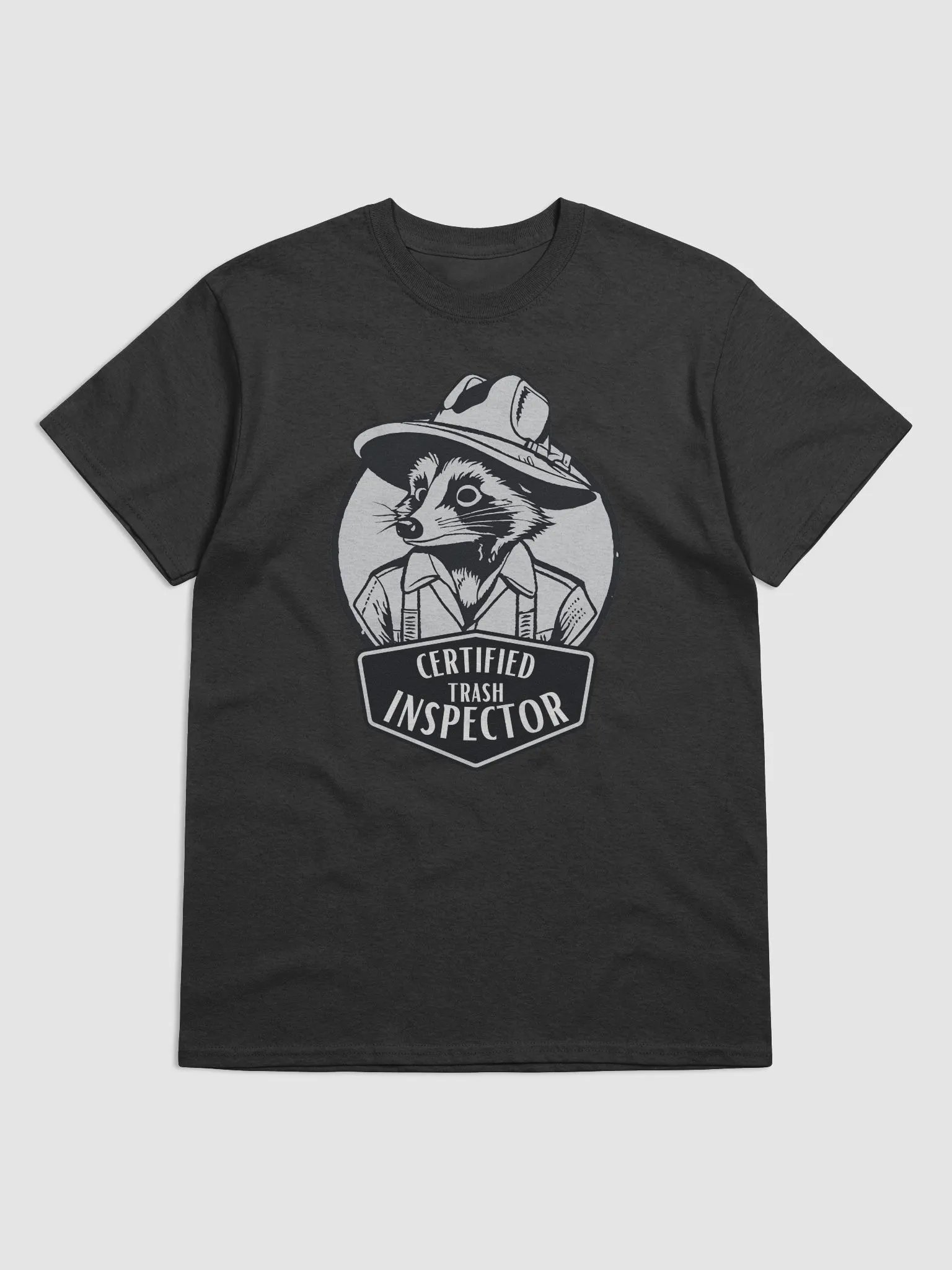 Certified Trash Inspector Raccoon Tee product image (1)