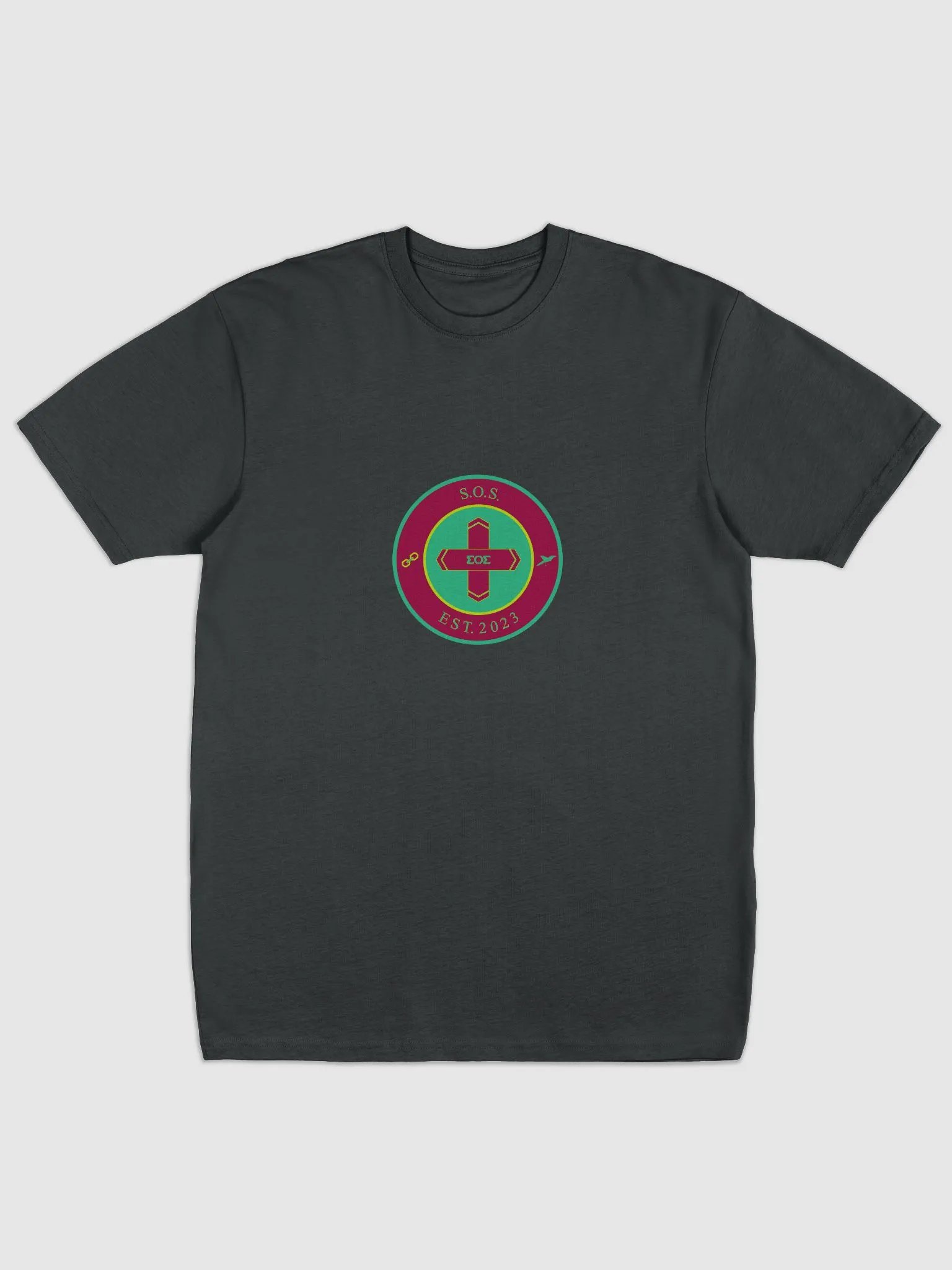 S.O.S. Shield Cotton Heritage Men's Premium Heavyweight Tee by Cotton Heritage product image (2)