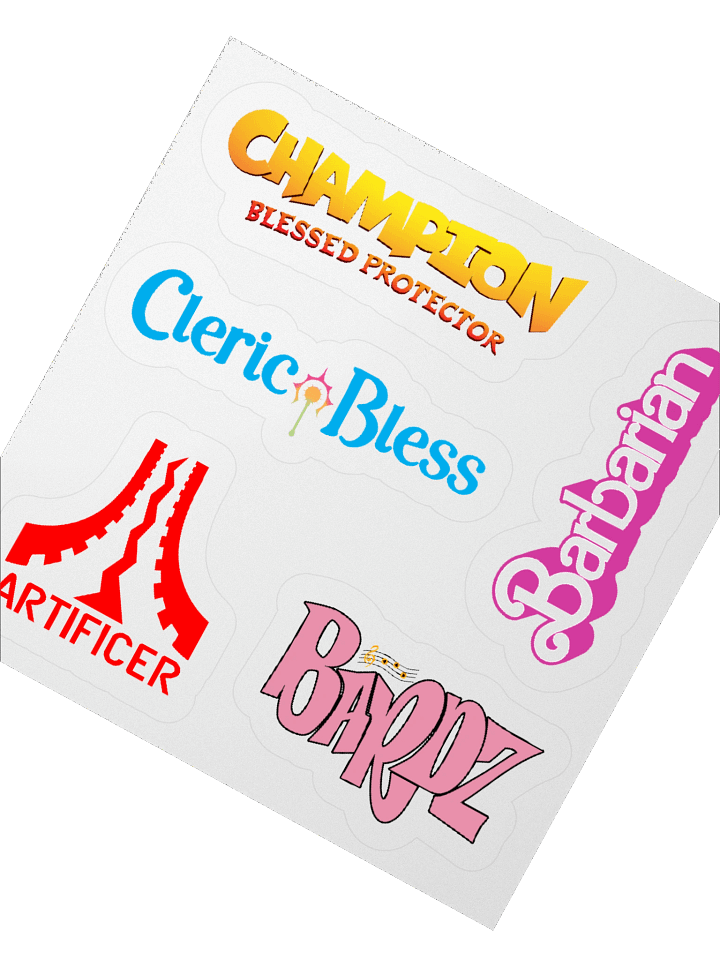 Class Clash Class Pack A-C Kiss-Cut Stickers product image (2)