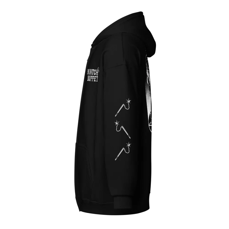 paintcultbuffet + kbthulu printed zip-up hoodie product image (32)