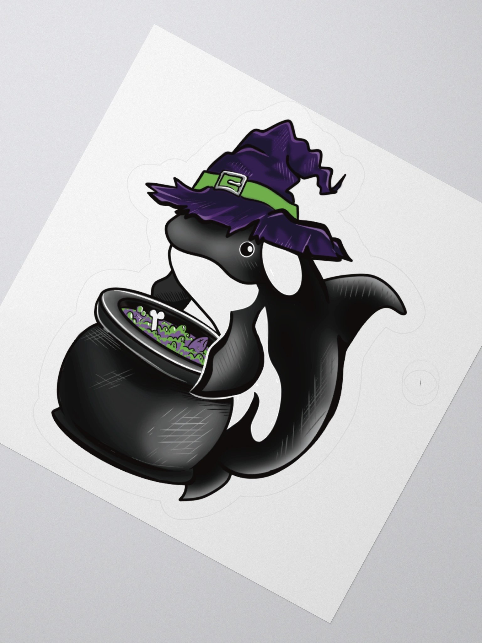 Orca Witch Sticker product image (4)
