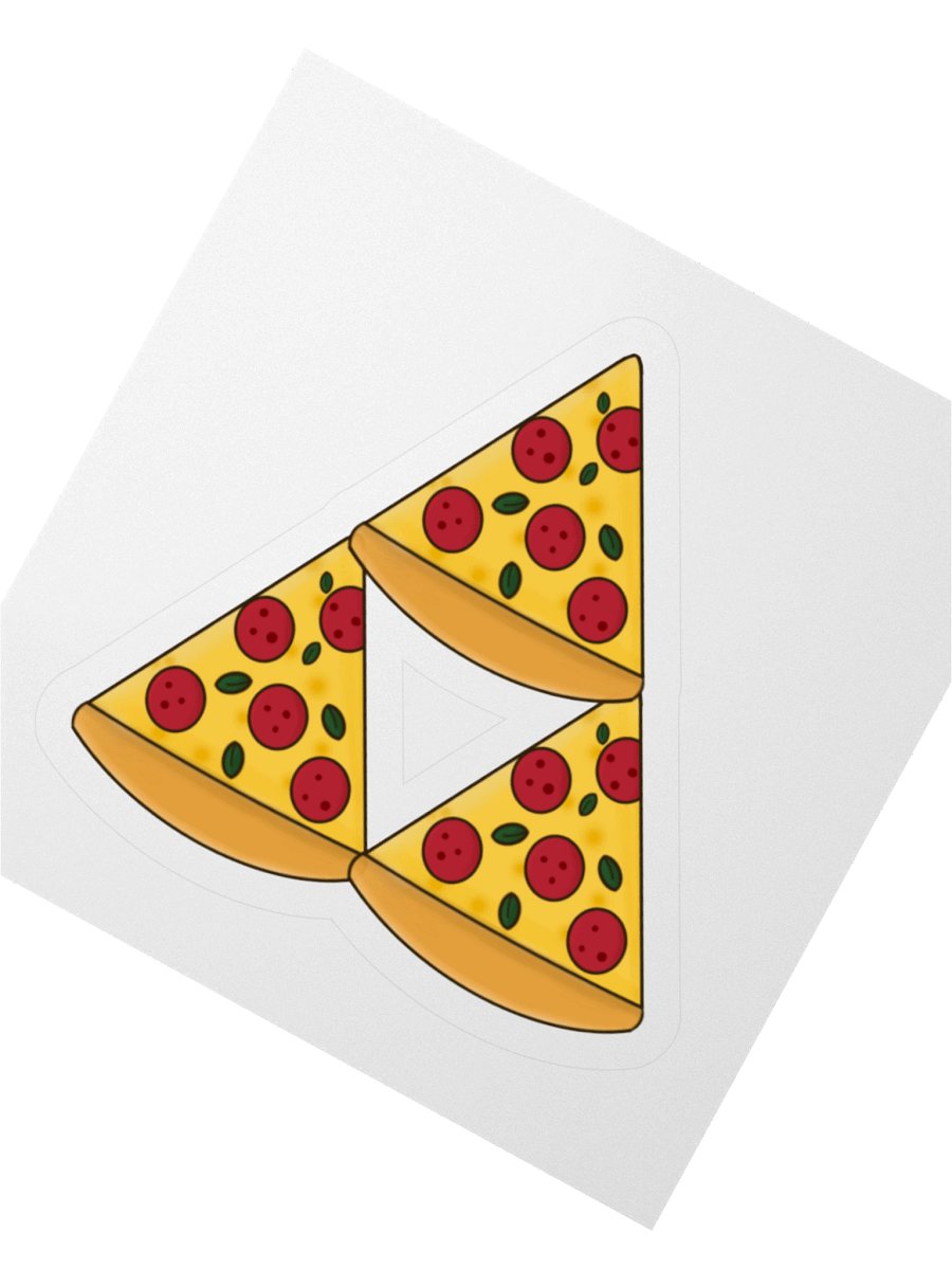 The Triforce of Pizza Tee product image (5)