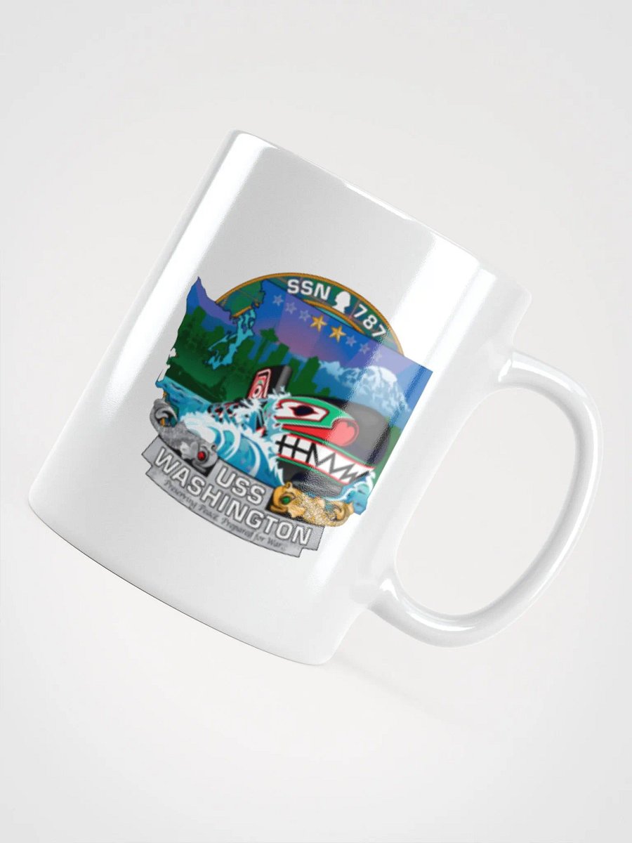 USS Washington SSN 787 White Coffee Cup product image (4)