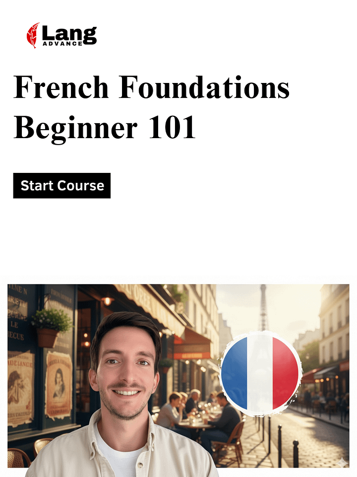 French Foundations - Beginner Learn French 101 product image (1)
