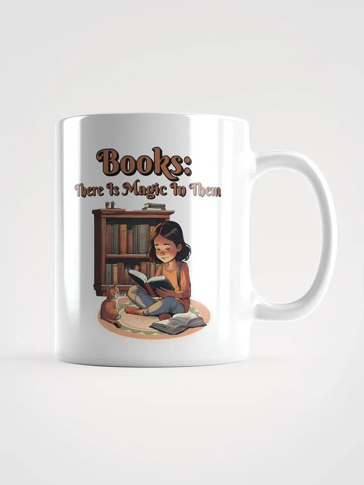 Books: There Is Magic In Them White Mug product image (3)