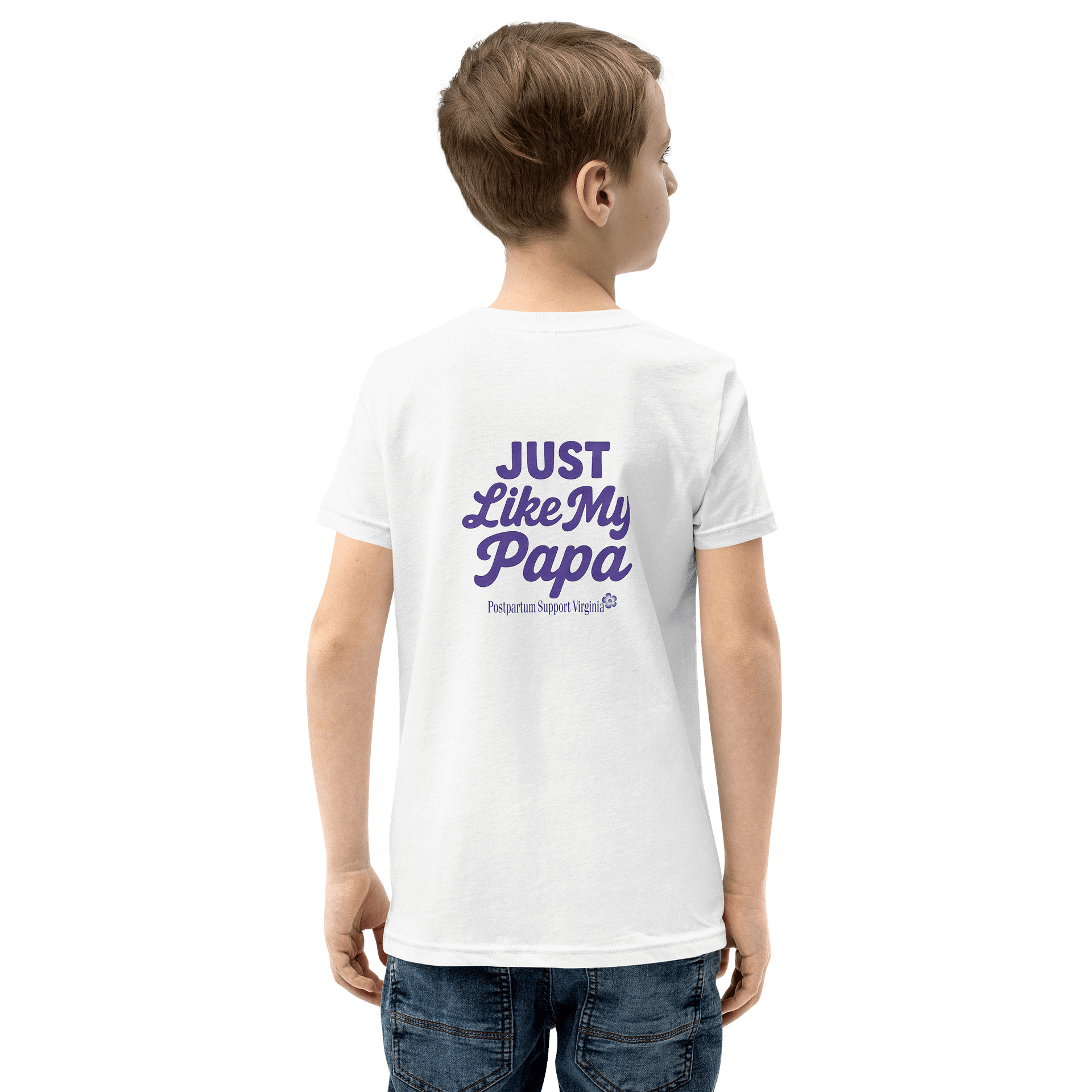 Just Like My Papa Youth Tshirt product image (2)