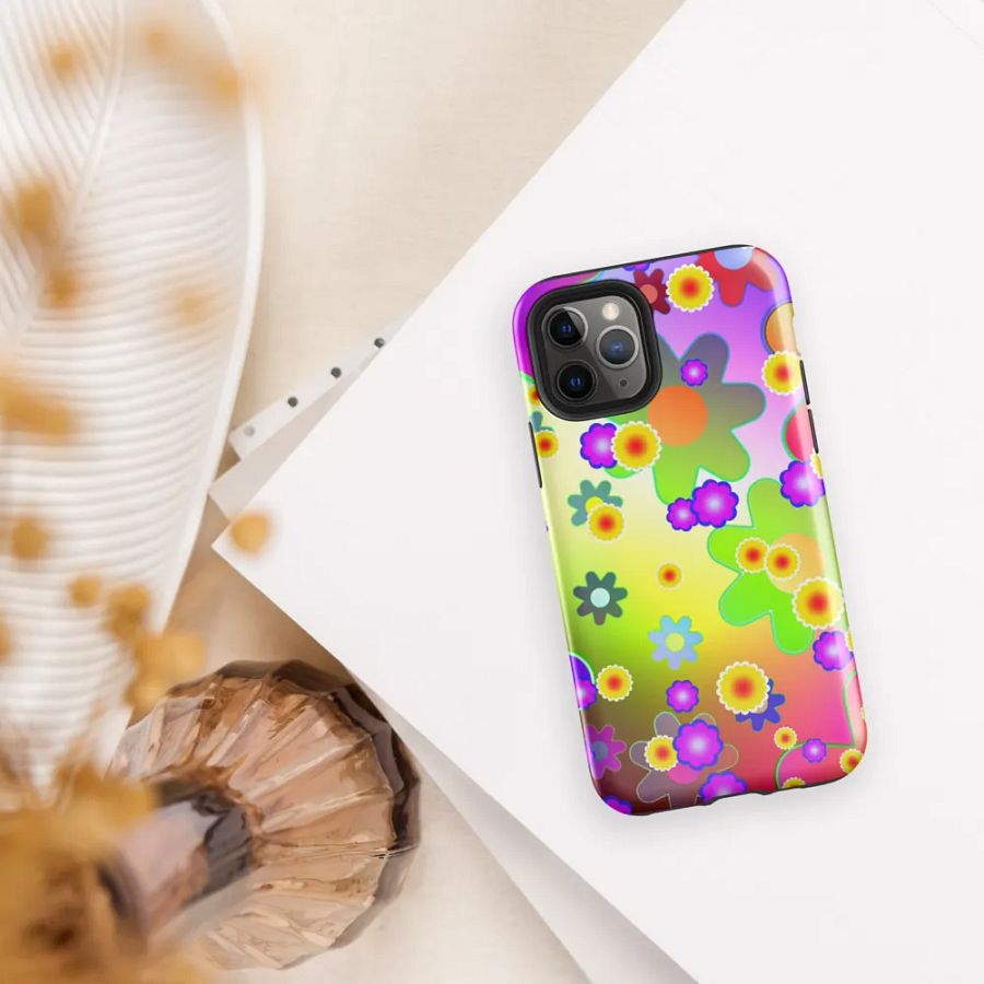 Flower Child Retro Phone Case – Embrace the Spirit of the '60s product image (30)