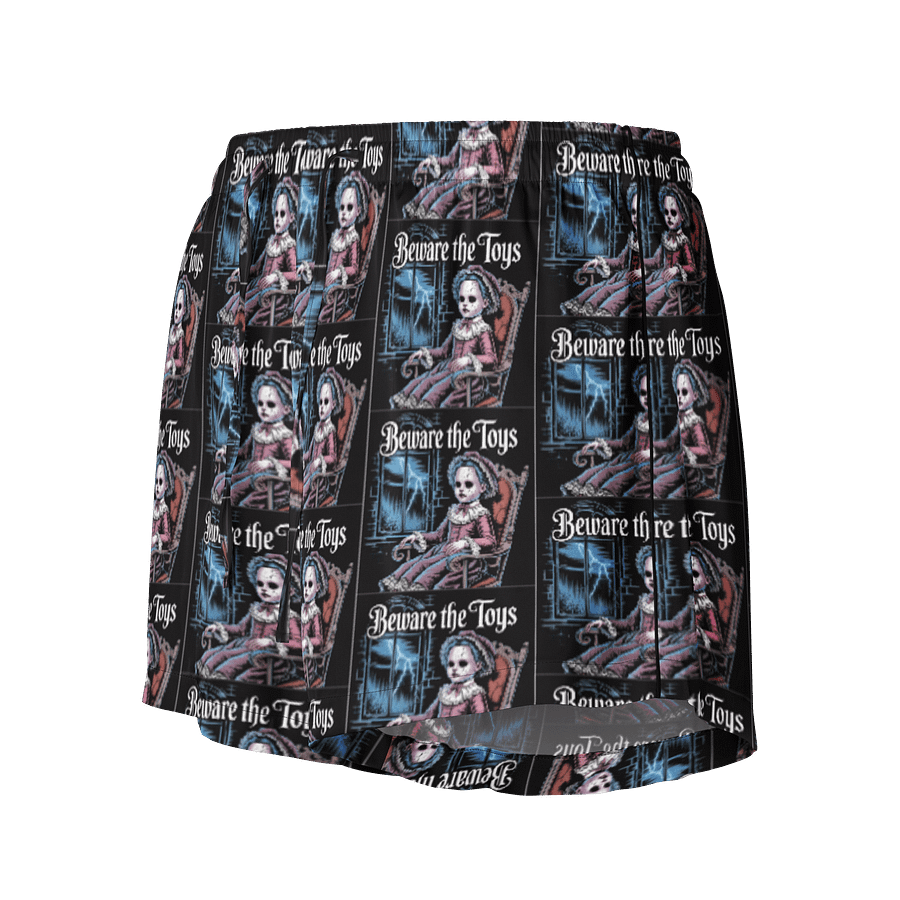 Midnight Veil Designs - Gothic "Beware the Toys" All-Over Print Women's Pyjama Shorts product image (1)