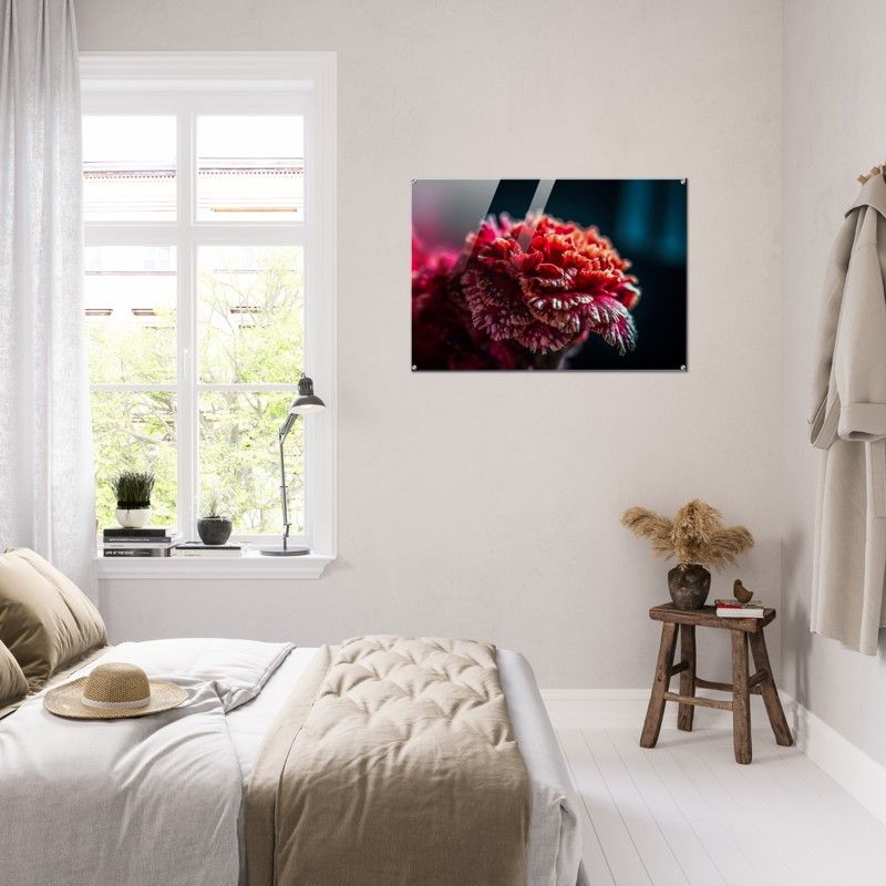 BLACK RED GLOSSY ACRYLIC PRINT product image (4)