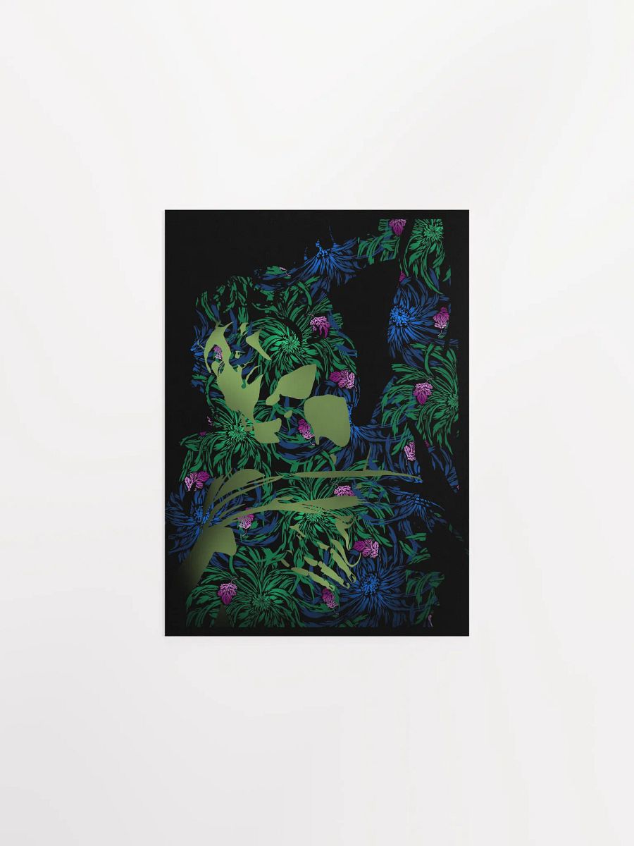 Green Michelangelo on Chrysanthemums - Print product image (2)