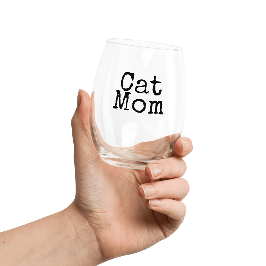 Cat Mom Wine Glass product image (8)