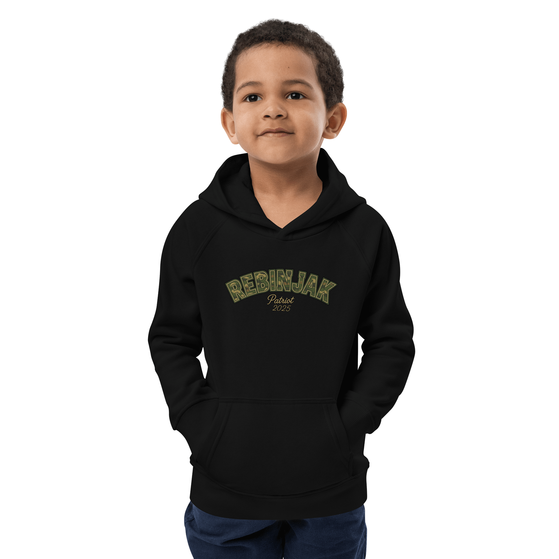 REBINJAK Patriot 2025 Kids Eco Hoodie product image (6)