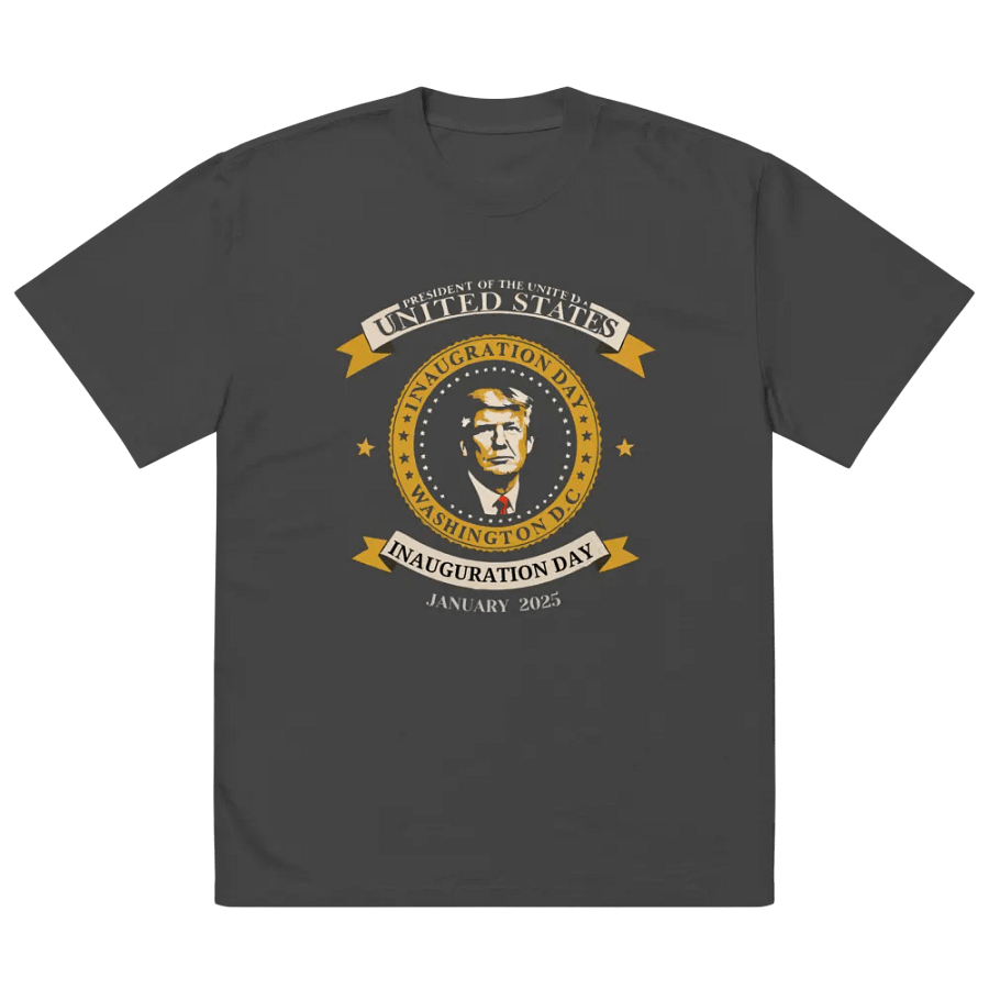Trump Inauguration Day Ceremony Men's Oversized Tee product image (5)