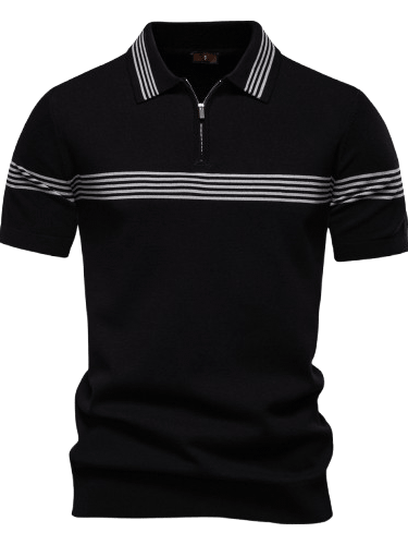 Fashion Striped Men's Business Short-sleeved Shirt product image (2)