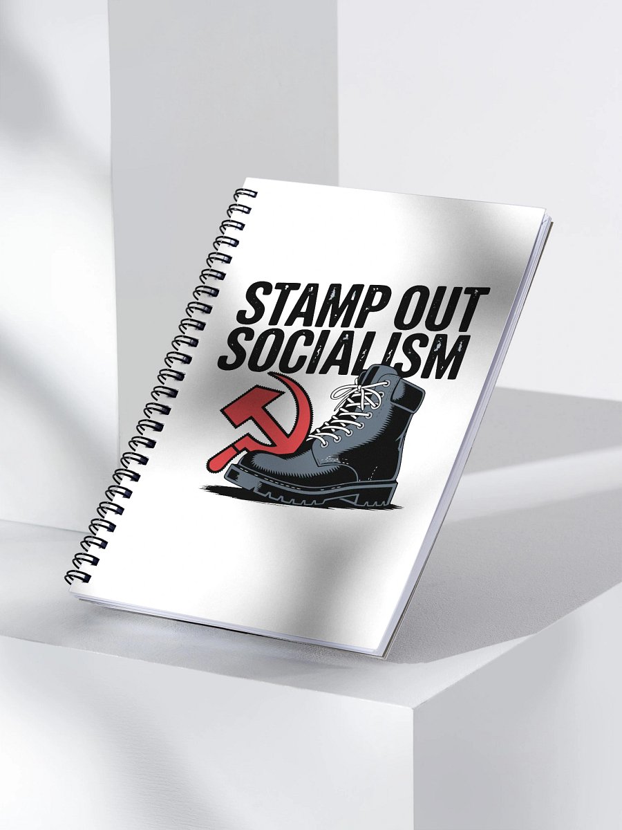Stamp Out Socialism Boot Graphic – Anti-Socialism Art product image (3)