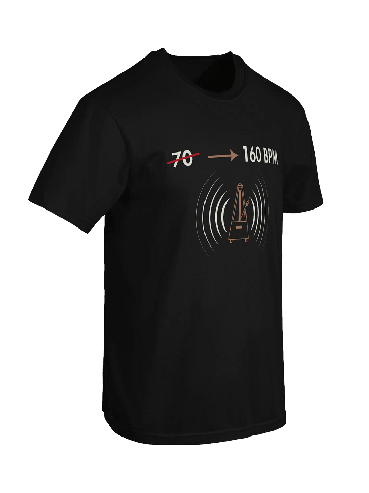 Rhythm Waves Metronome T-Shirt (Beats Per Minute) product image (2)