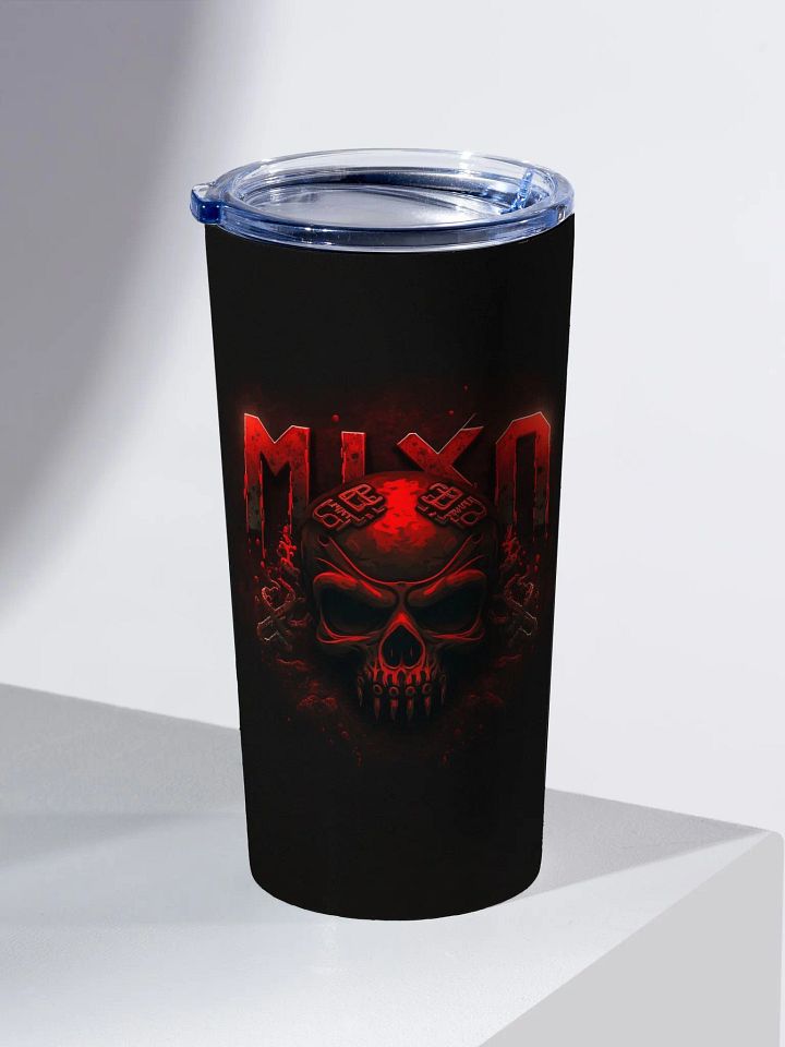 Dark Red Mixo Skull 20 oz Stainless Tumbler product image (1)