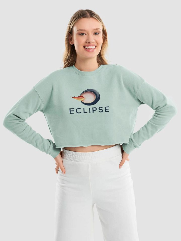 Eclipse Women's Fleece Crop Sweatshirt - Cozy and Stylish Fleece Crop Top for Women product image (1)