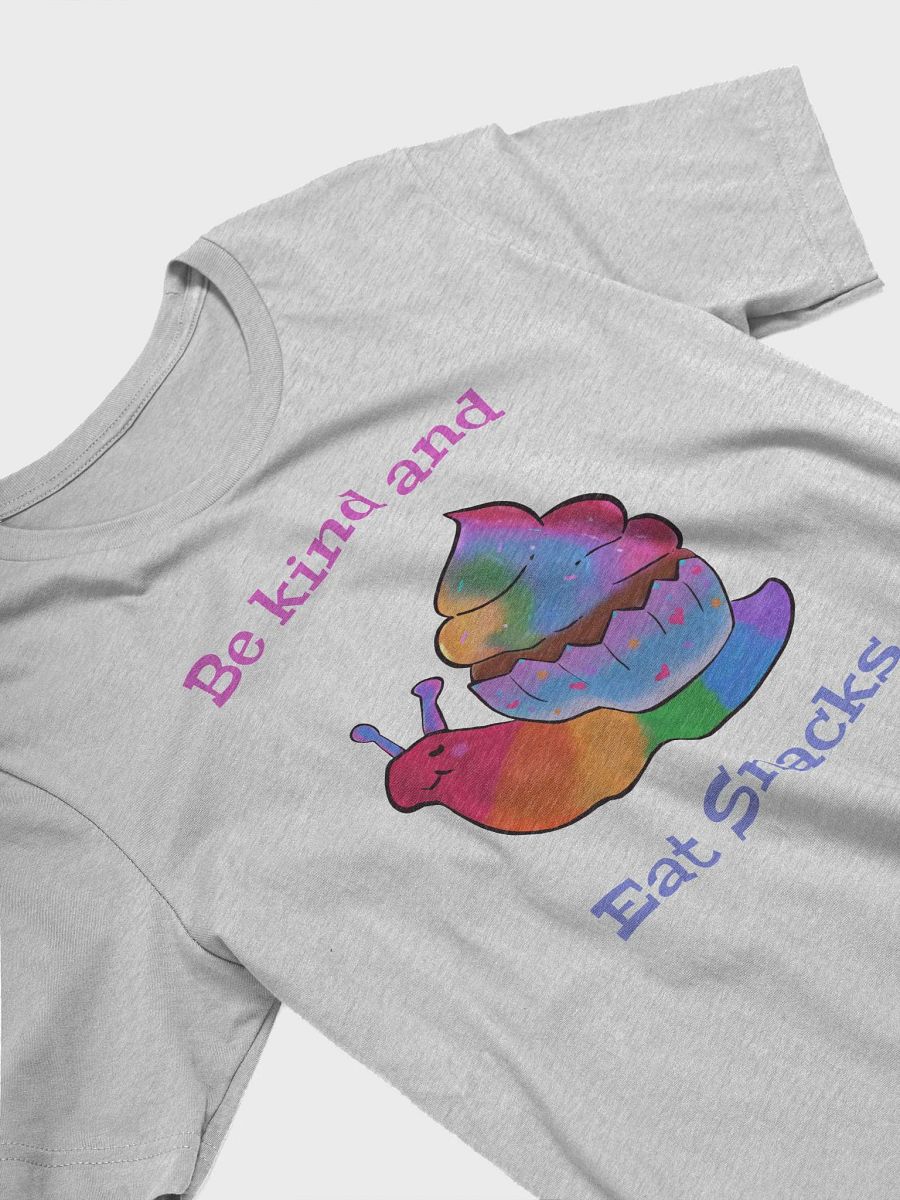 Be Kind & Eat Snacks Snail T-shirt product image (3)