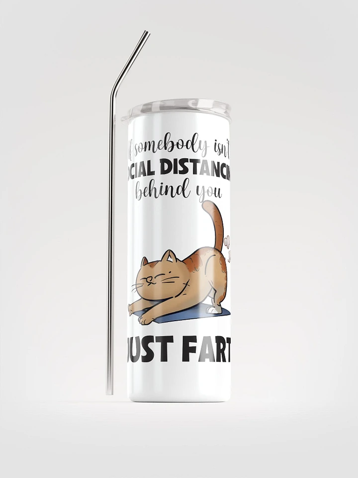 Funny Farting Car Tumbler: Keep Your Distance! product image (1)