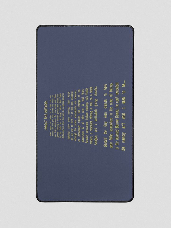 About the Author, the computer mat product image (1)